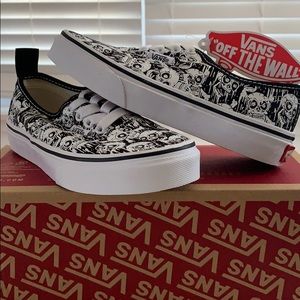 Vans Glow Skulls Black NWT